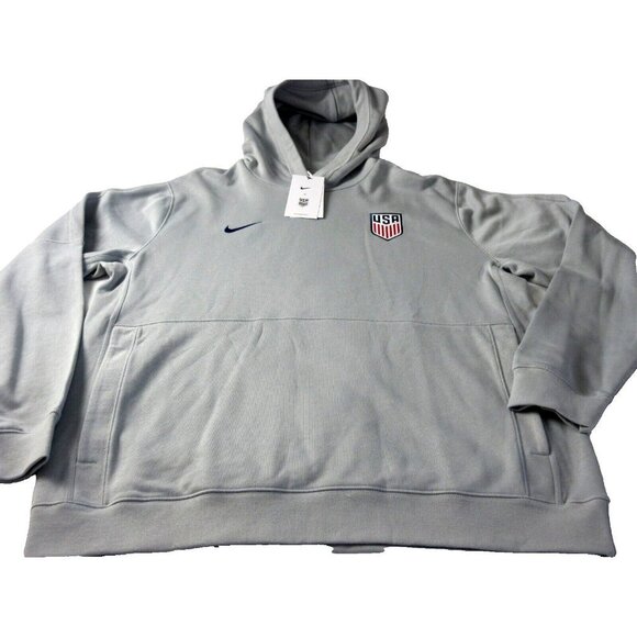 COPY - Nike Men's Team USA Soccer Hoodie PO Sweatshirt Smoke Grey Blue Size XL … - Picture 6 of 6